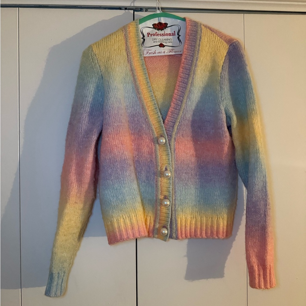Pastel knit cardigan